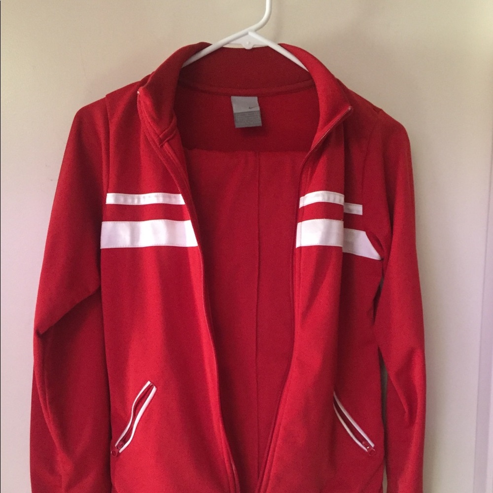 Boys size XL red Nike track suit